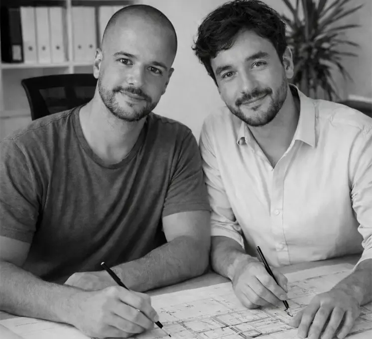 foto de dos dois sócios